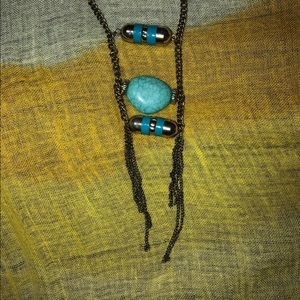 Blue Stone Necklace